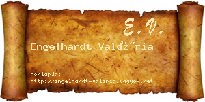 Engelhardt Valéria névjegykártya