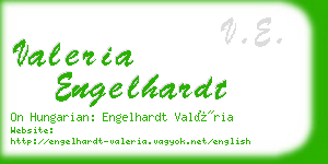 valeria engelhardt business card